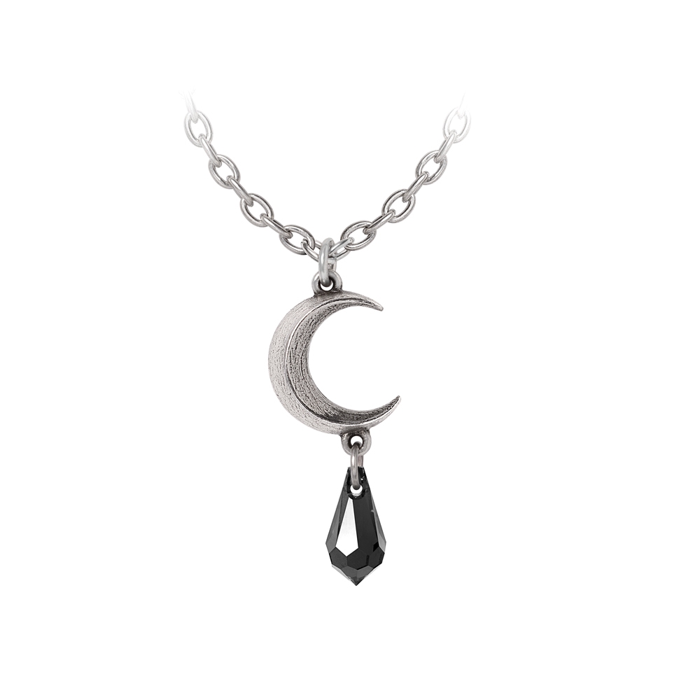 Alchemy - Tears of the Moon - Black Ketting - Zilverkleurig/Zwart